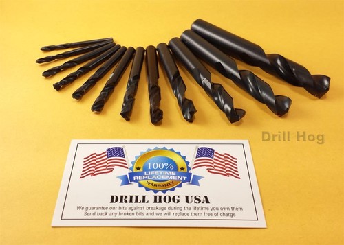 12pc stubby drill bits - stubby, machine